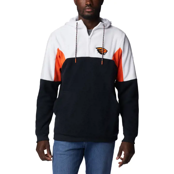 Sweat à capuche en molleton Lodge NCAA Oklahoma State Cowboys NOIR