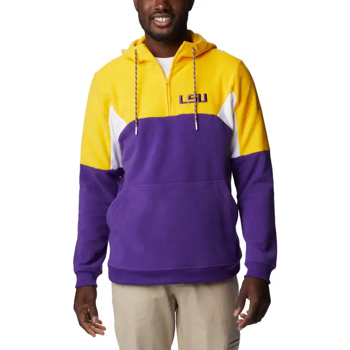 Haut à capuche en molleton Lodge NCAA L.S.U. PUR
