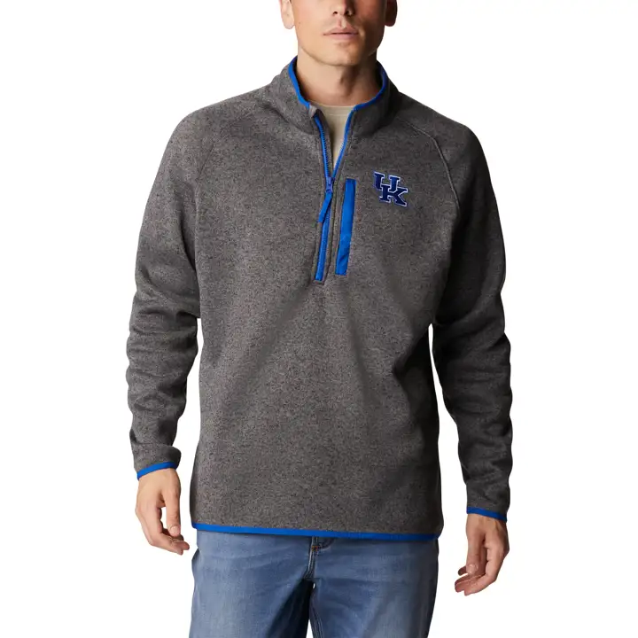 Chandail à demi-glissière Canyon Point NCAA Kentucky Wildcats GRIS