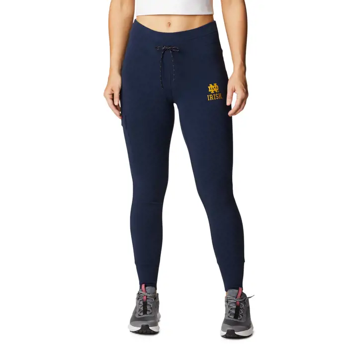 Notre Dame Fighting Irish NCAA CLG Legging de randonnée Gris foncé