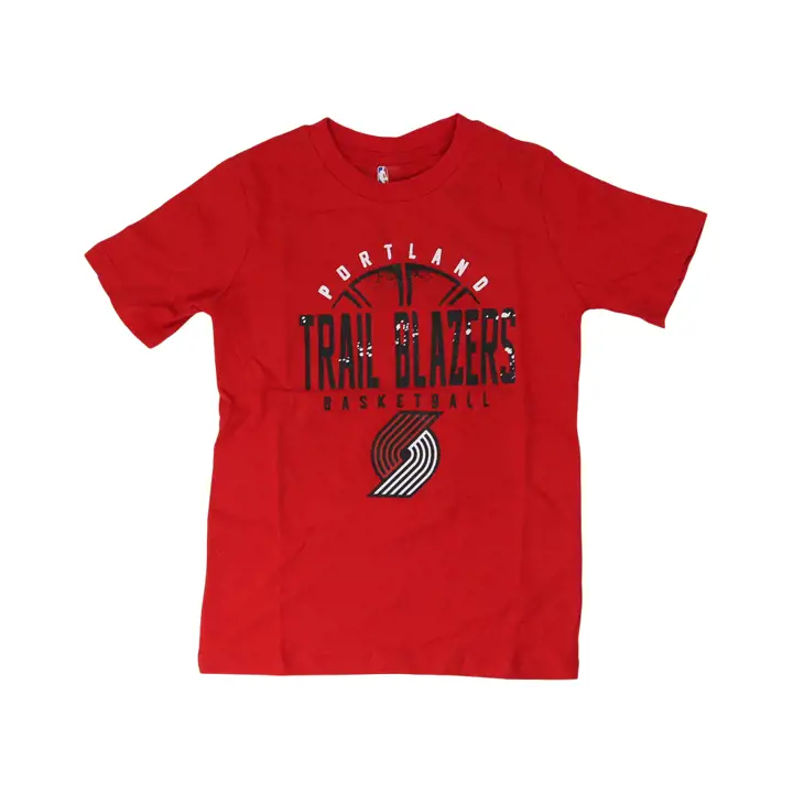 T-shirt de basket-ball de rue pour jeunes NBA Portland Trail Blazers 22 rouge