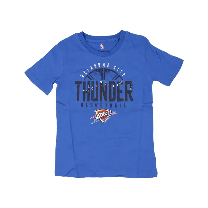 T-shirt de basket NBA Oklahoma City Thunder Youth Street Ball 22 bleu