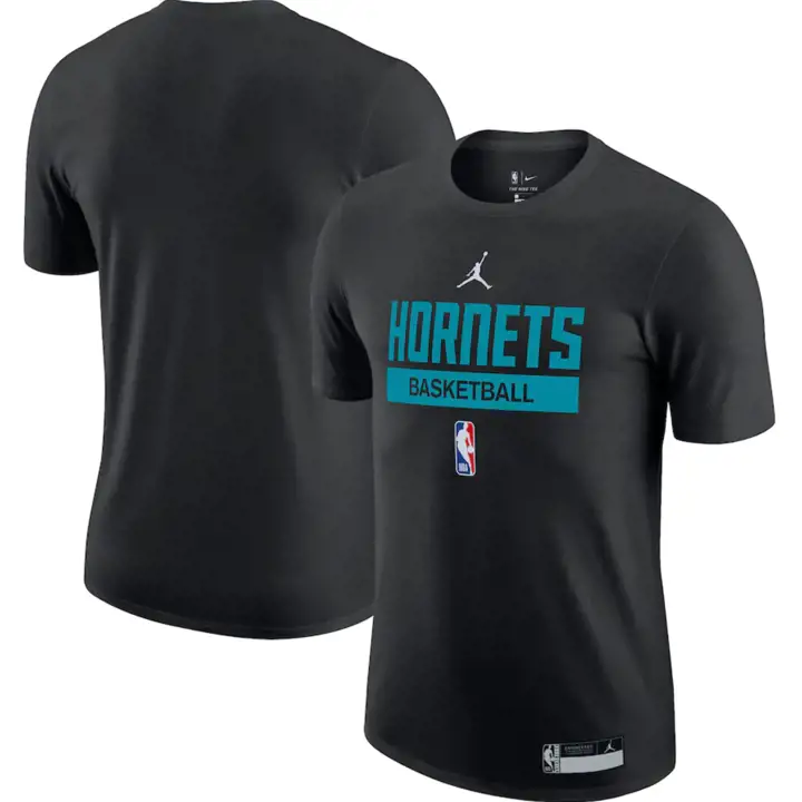 T-shirt d'entraînement Charlotte Hornets NBA Enfant 22 blk