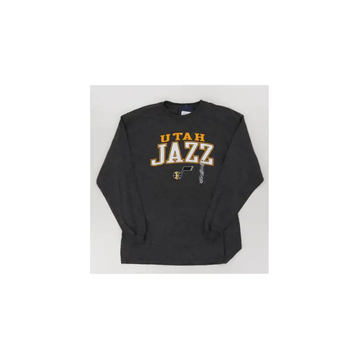T-shirt à manches longues 22 gry NBA Utah Jazz Get Busy pour jeune