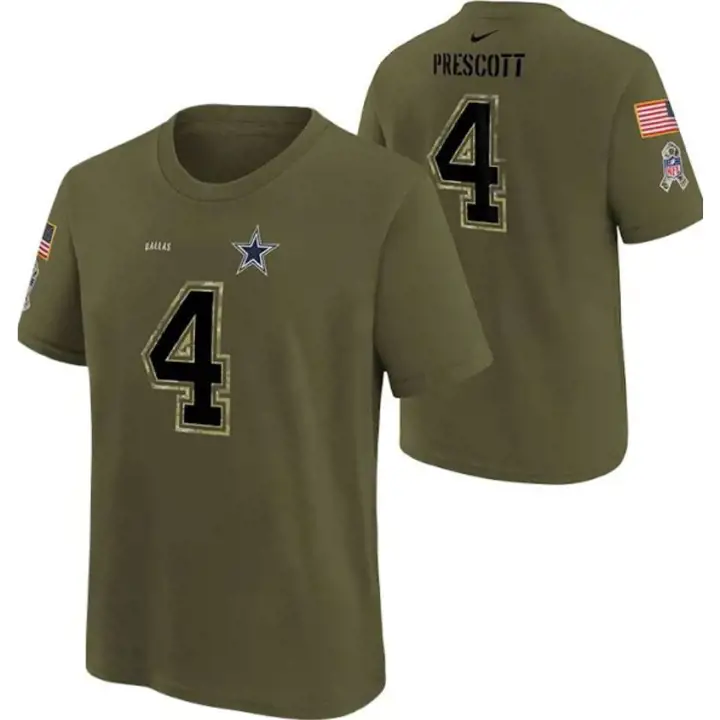 Dallas Cowboys NFL T-Shirt Jeune STS N&N 22 DAK PRESCOTT OLV