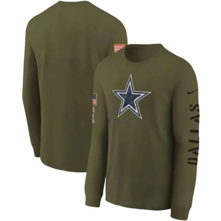 T-shirt à manches longues à logo NFL Youth STS Dallas Cowboys 22 OLV