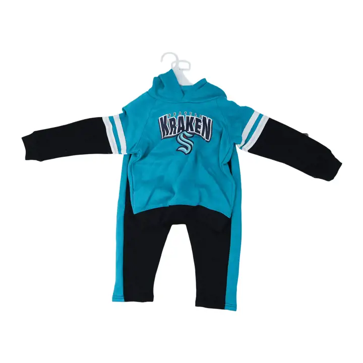 Seattle Kraken NHL Ensemble sweat à capuche et pantalon pour tout-petits Miracle on Ice Te