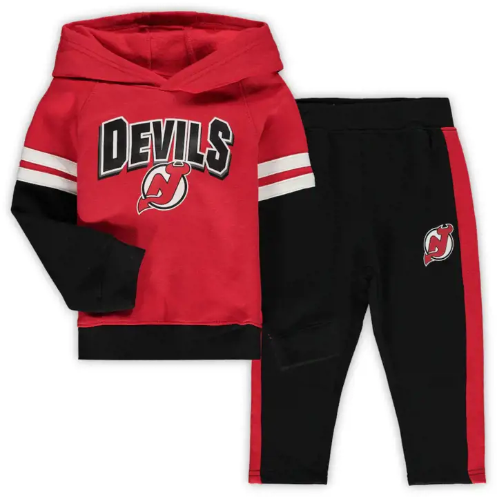 Ensemble sweat à capuche et pantalon New Jersey Devils NHL pour tout-petits Miracle on Ice