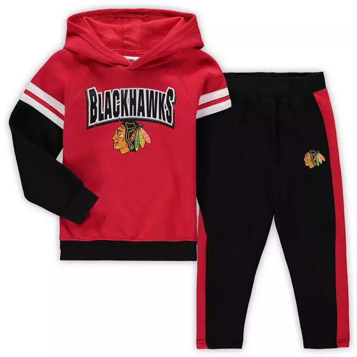 Ensemble pantalon et chandail à capuchon miracle sur glace pour enfant des Blackhawks de Chicago de la LNH R
