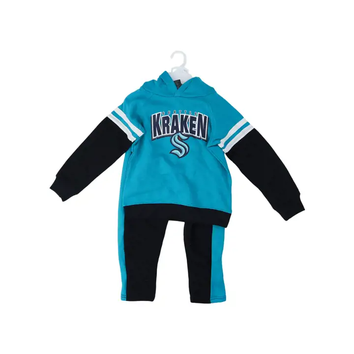 Ensemble Hood & Pantalon Seattle Kraken NHL pour enfants Miracle on Ice Teal