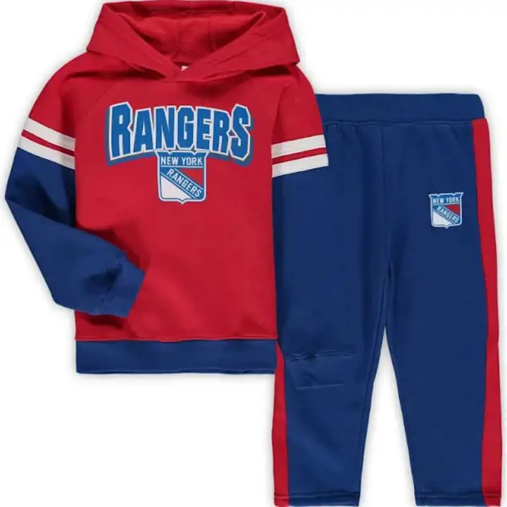 Ensemble capuchon et pantalon New York Rangers NHL Kids Miracle on Ice Rouge