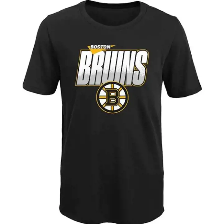 T-shirt Boston Bruins NHL Frosty Center pour jeune - Noir