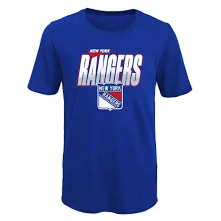 T-shirt bleu « Frosty Center » pour jeunes, Rangers de New York (LNH)