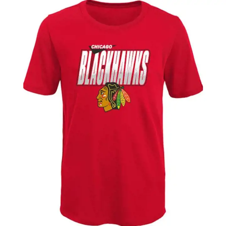 T-shirt rouge Chicago Blackhawks NHL Youth Frosty Center