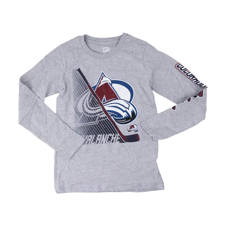 T-shirt à manches longues Colorado Avalanche NHL Youth Split Speed - gris