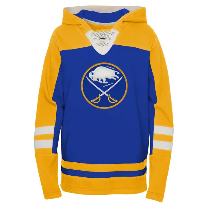 Chandail à capuchon Ageless Lacer pour jeune Buffalo Sabres LNH  gl/bleu