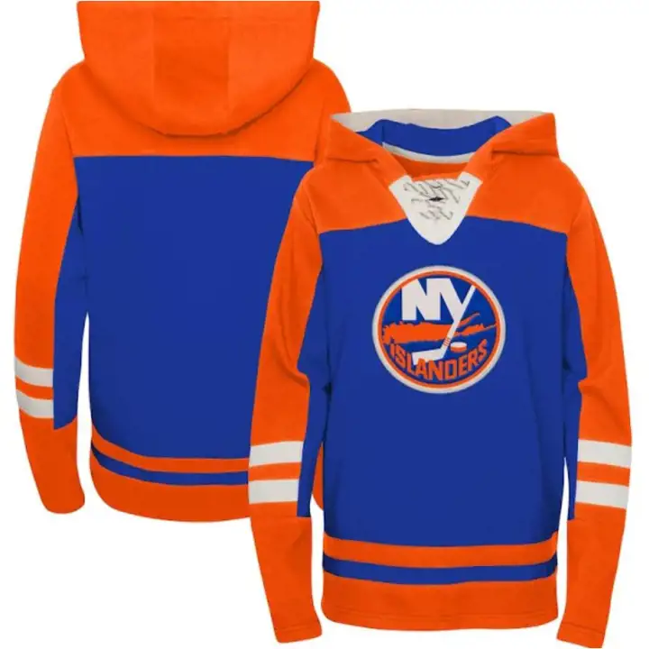 Chandail à capuchon Ageless Lacer pour jeune des Islanders de New York de la LNH  Original/bleu