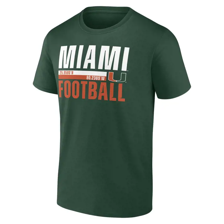 T-shirt NCAA 2F On the Game Miami Hurricanes VTE