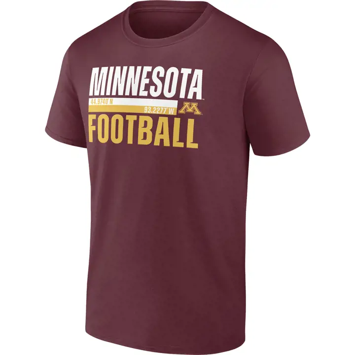 T-shirt officiel "On the Game" des Minnesota Golden Gophers (NCAA 2F)