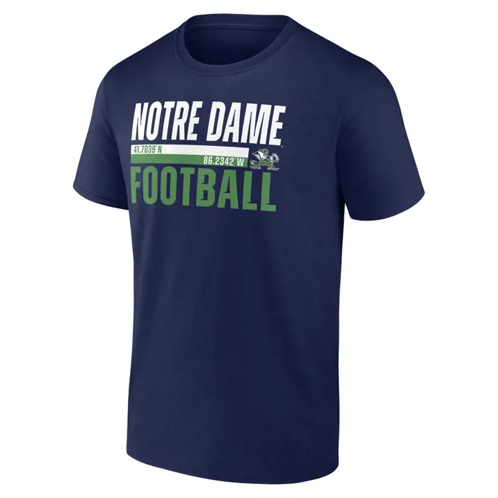 T-shirt marine Notre Dame Fighting Irish NCAA 2F On the Game