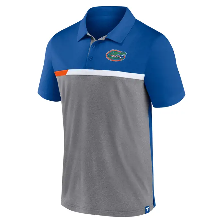 Polo color block fendu Florida Gators NCAA 22 RBL/GRY