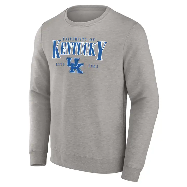Molleton ras du cou Kentucky Wildcats NCAA Act Fast 22 GRIS