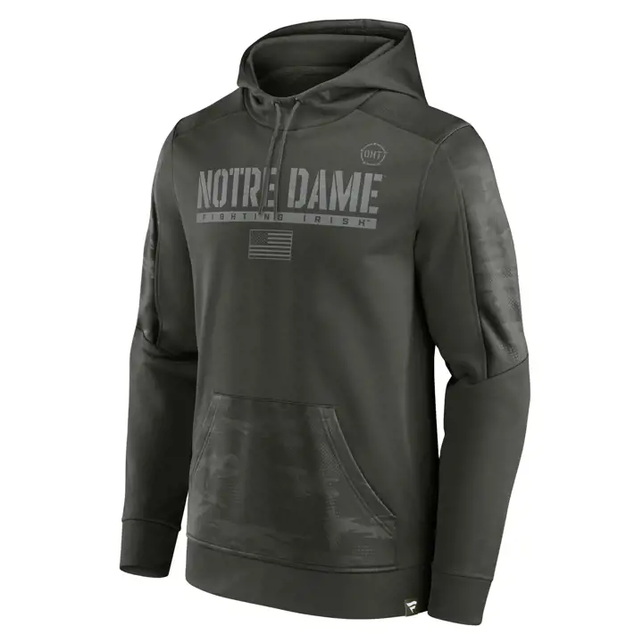 Notre Dame Fighting Irish NCAA Pull à capuche Guardian 22 Vert