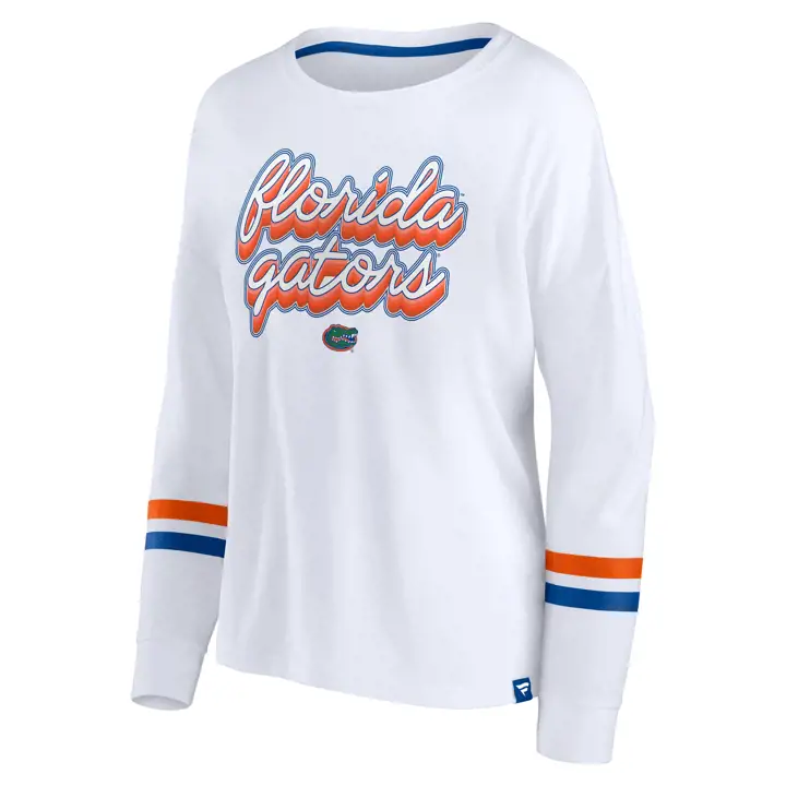 T-Shirt Rétro Manches Longues Femme Florida Gators NCAA 22 BLC/RBL