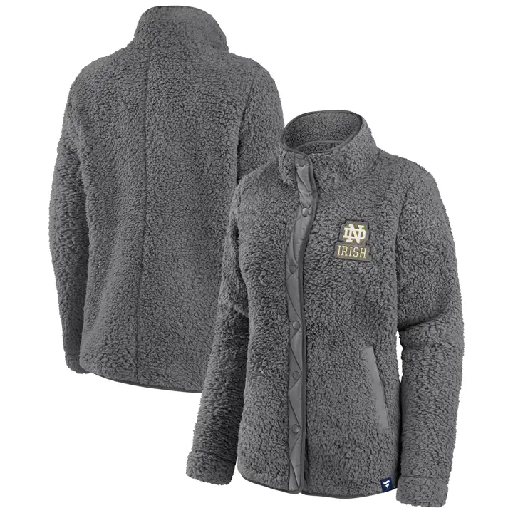 Veste Sherpa Notre Dame Fighting Irish NCAA pour femme de marque Wheelhouse
