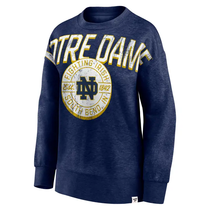 Sweat-shirt d'entraînement à répartition des sauts Notre Dame NCAA pour femme 22