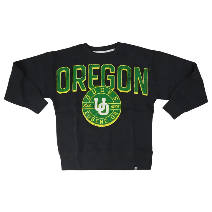 Oregon Ducks NCAA Sweat-shirt ras du cou de distribution de saut pour femme 2