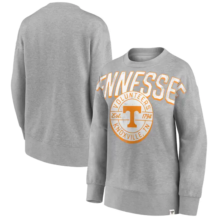 Sweat-shirt ras du cou de distribution de saut NCAA pour femmes Tennessee Volunteers