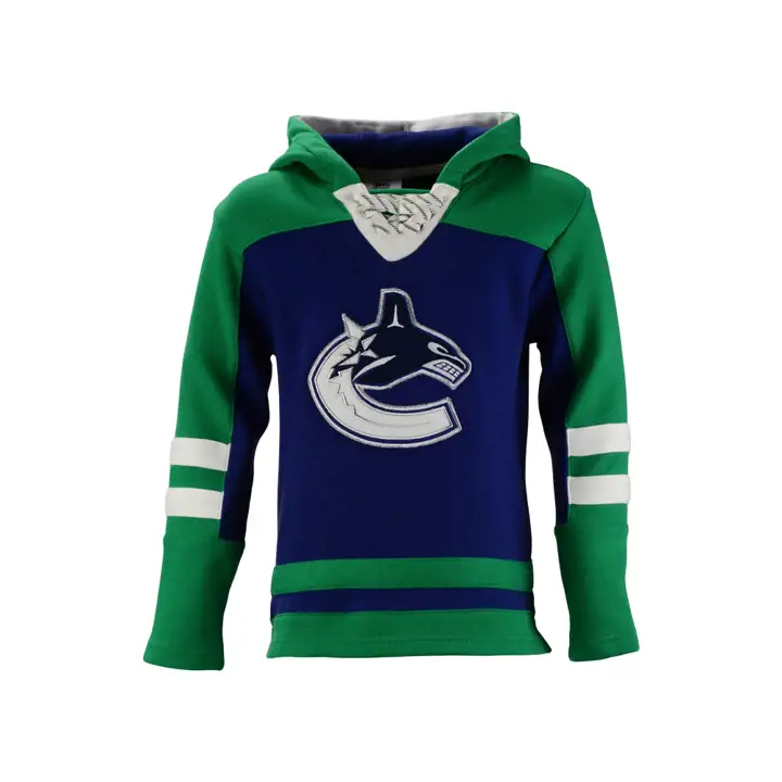 Vancouver Canucks Lacer Hoodie Ageless NHL pour jeune vert/marine