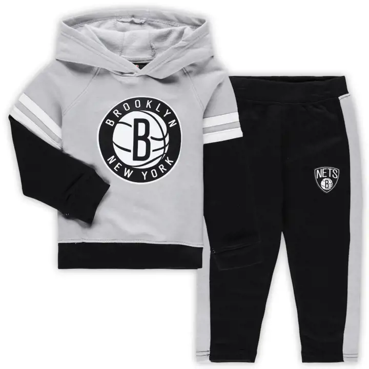 Ensemble en molleton Brooklyn Nets NBA Miracle On Ice pour tout-petit 22 ans noir
