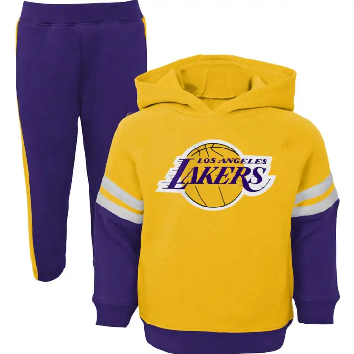 Ensemble miracle sur glace en molleton pour bébés Los Angeles Lakers NBA