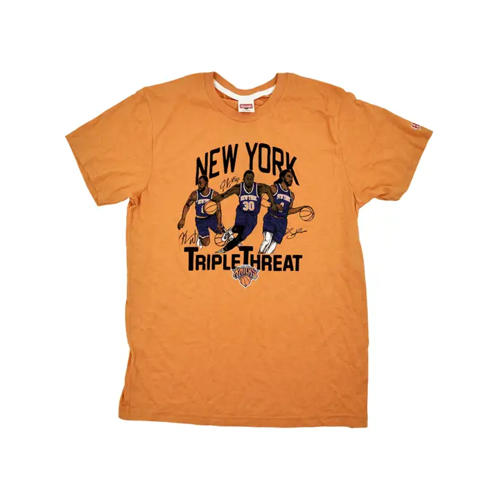 Triple menace des Knicks de New York de la NBA : Walker/Randle/Rose