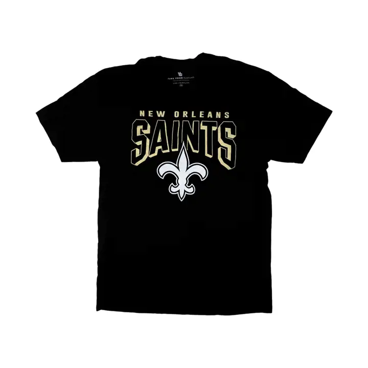 T-shirt NFL New Orleans Saints Logo audacieux 21 noir