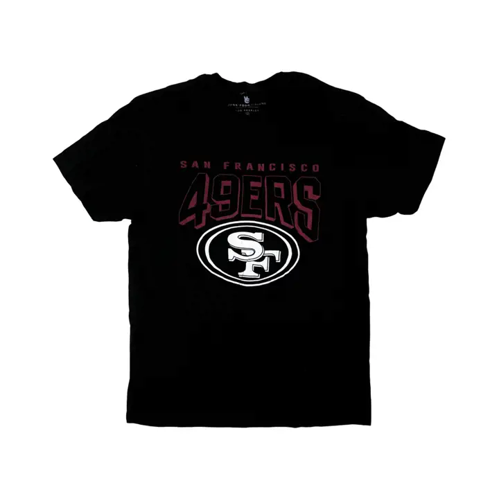 T-shirt à logo audacieux des 49ers de San Francisco NFL 21 noir