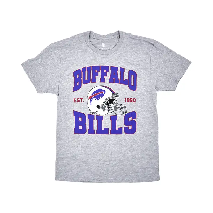 T-shirt Buffalo Bills NFL Est Casque 21 gris