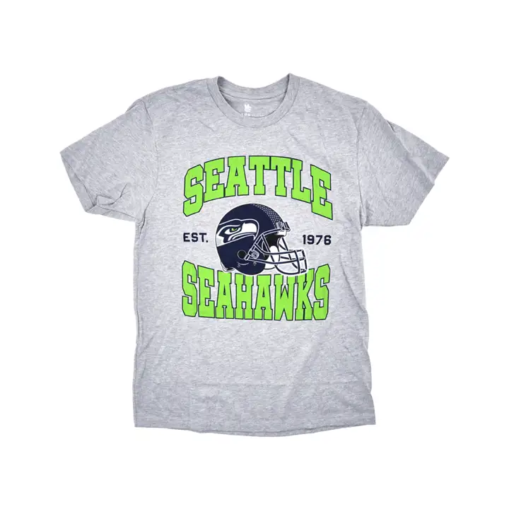 T-shirt Seattle Seahawks NFL Est Casque 21 gris