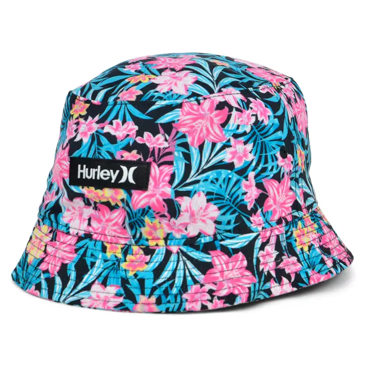 Hurley YTH Print Bucket blk/pnk