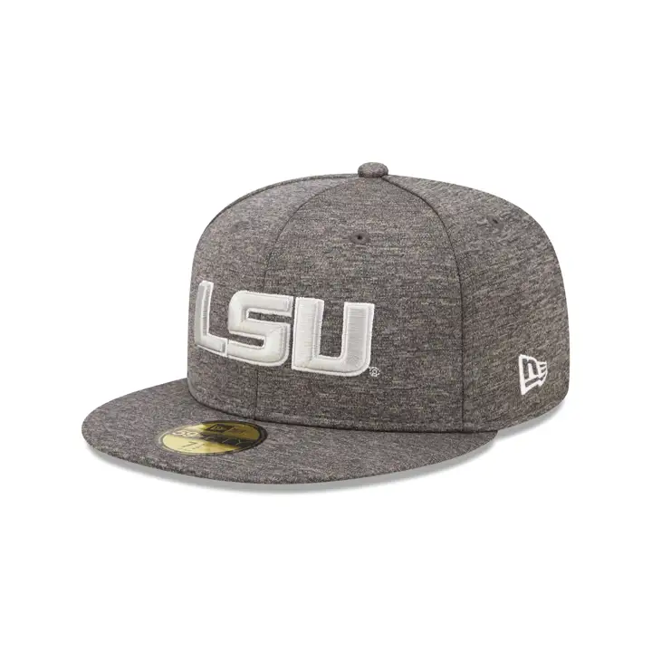 L.S.U. NCAA 59FIFTY anthracite chiné ton sur ton