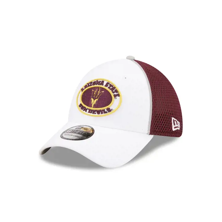 Arizona State Sun Devils NCAA Écusson circulaire 39THIRTY blanc