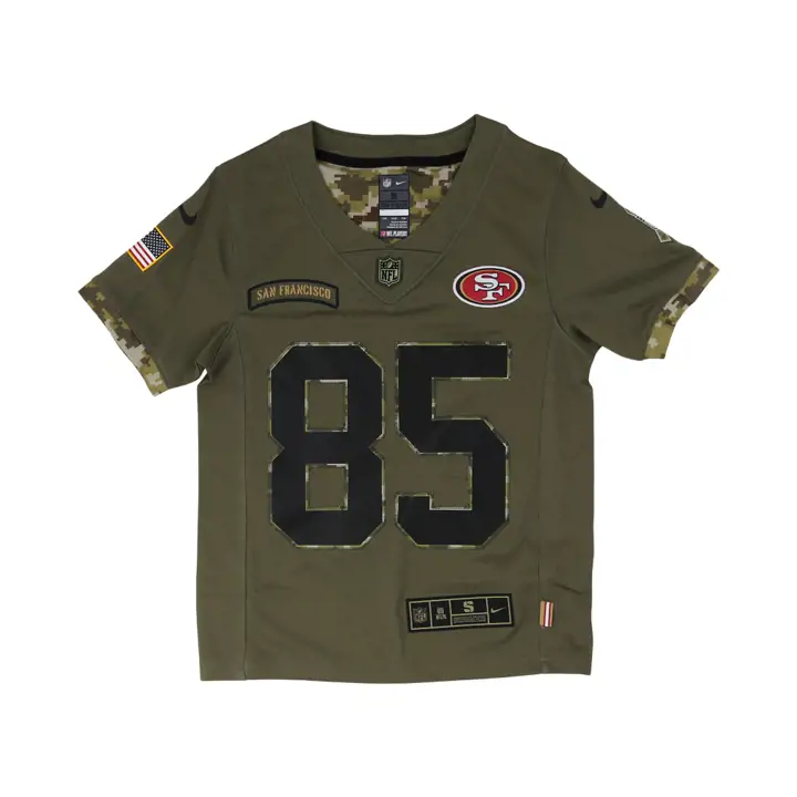 Maillot de match NFL 49ERS Jeunesse STS 22 George Kittle OLV