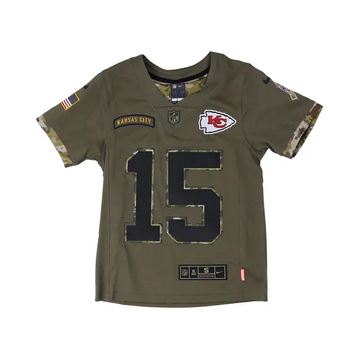 CHIEFS NFL Maillot de match jeune STS 22 Patrick Mahomes OLV