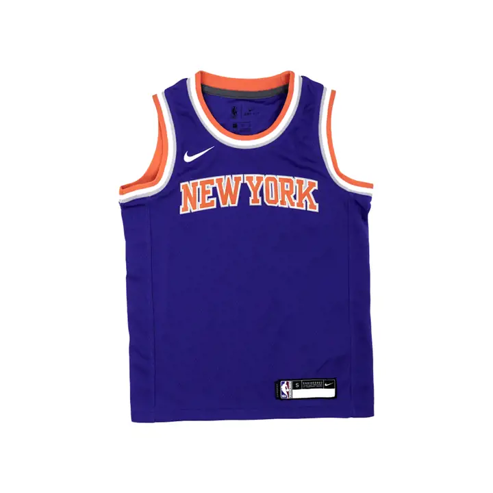 Maillot Swingman vierge bleu des New York Knicks NBA pour jeune