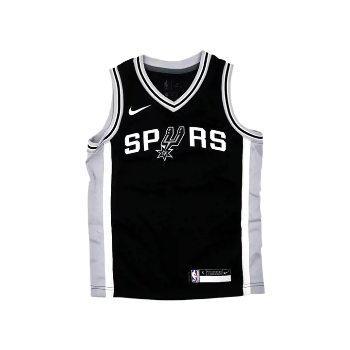 Maillot Swingman vierge NBA des San Antonio Spurs pour jeune, noir