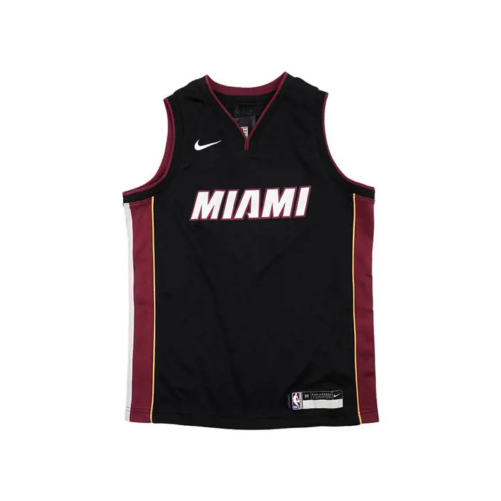 Maillot Swingman Youth NBA Miami Heat noir vierge