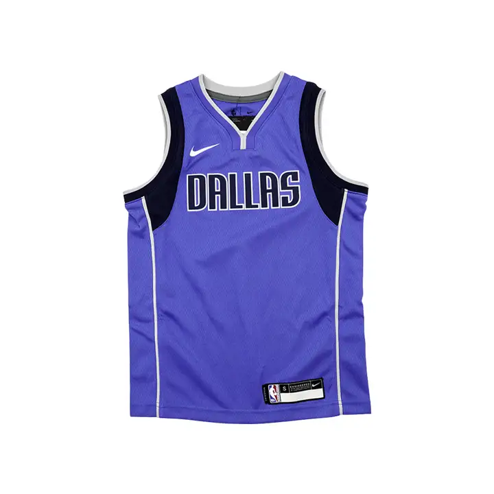 Maillot NBA Enfant Dallas Mavericks Bleu Vierge Swingman