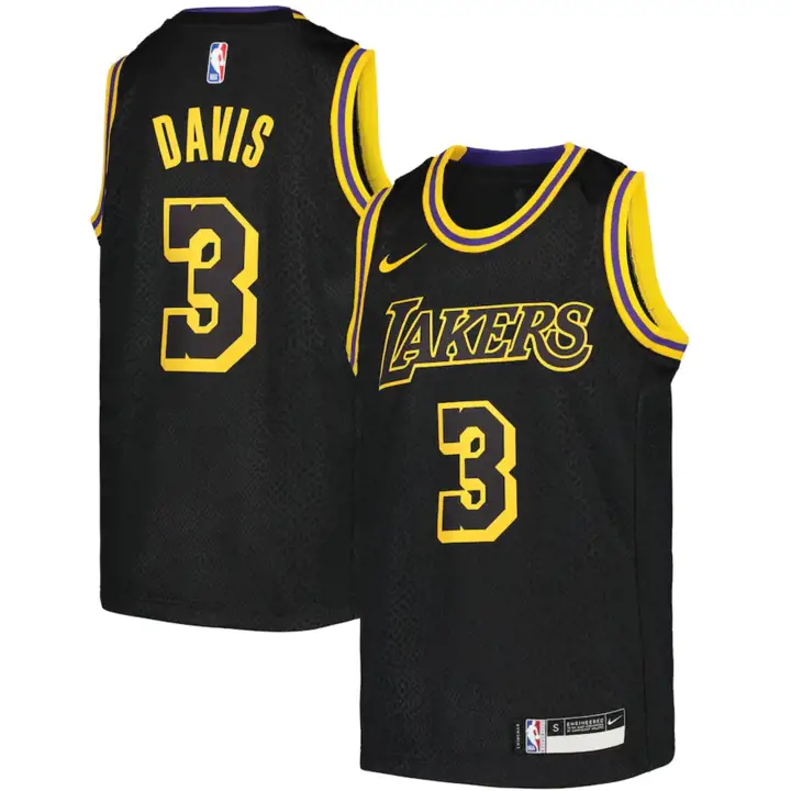 Maillot Mamba Swingman LA Lakers NBA Junior Anthony Davis BLK